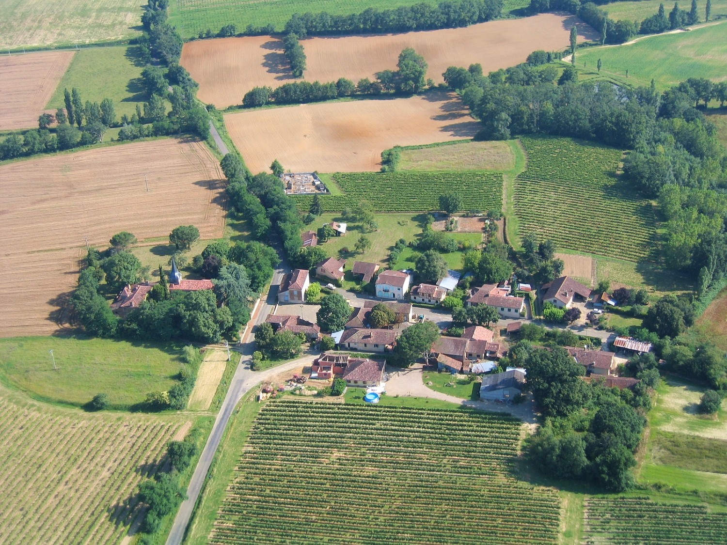 Photo aérienne en grand format d'Ayzieu