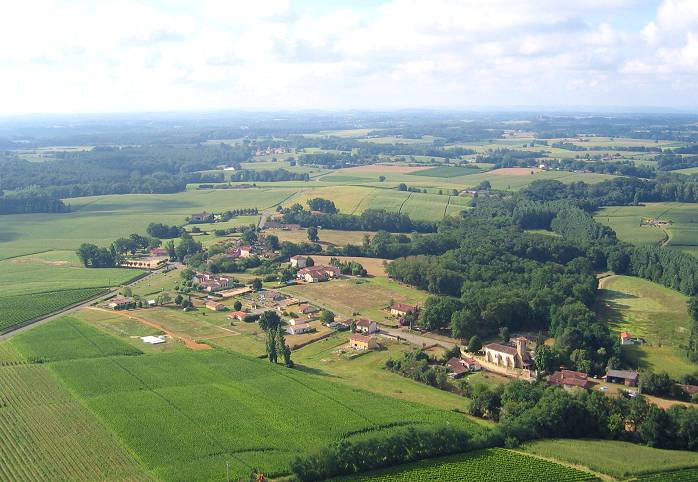 Photo aérienne de Bourdalat