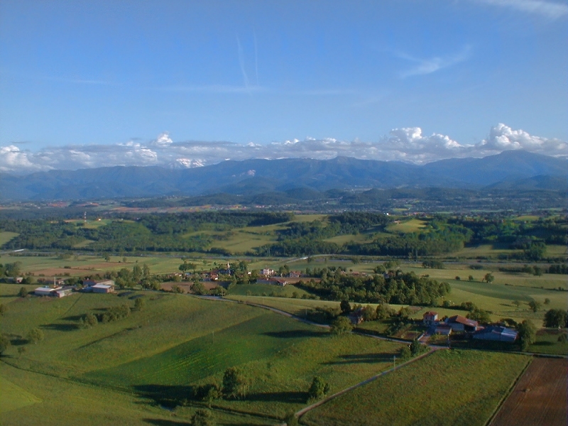 Vue aerienne de Castillon de Saint Martory