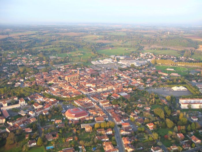 Photo aérienne d'Eauze