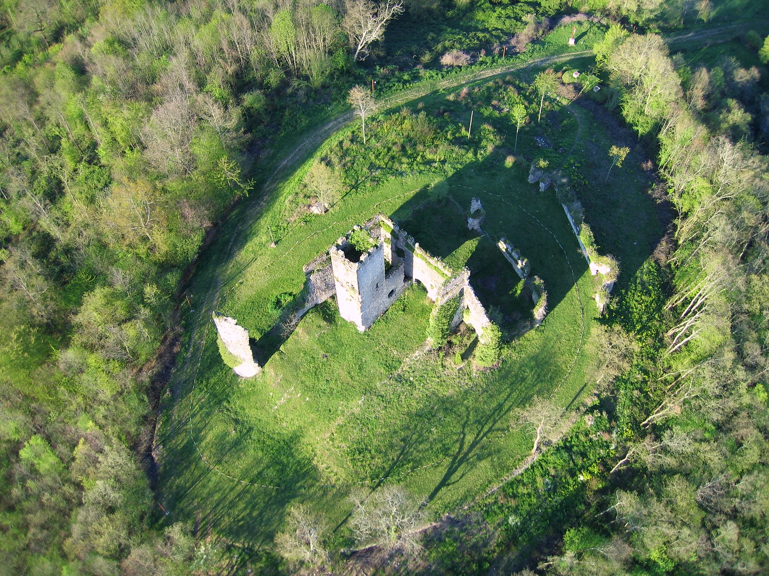 Vue aerienne de Montbernard 
