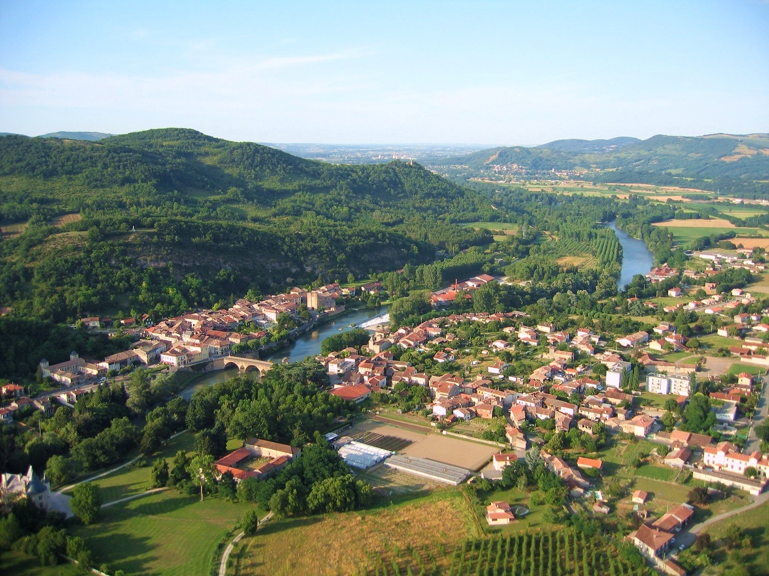 photo aérienne en grand format de Saint Martory en Haute-Garonne