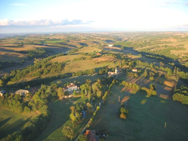 vue aerienne de Salerm