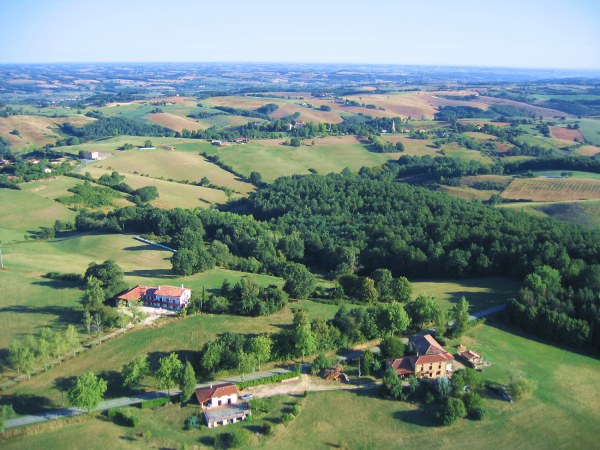 vue aerienne de Salerm