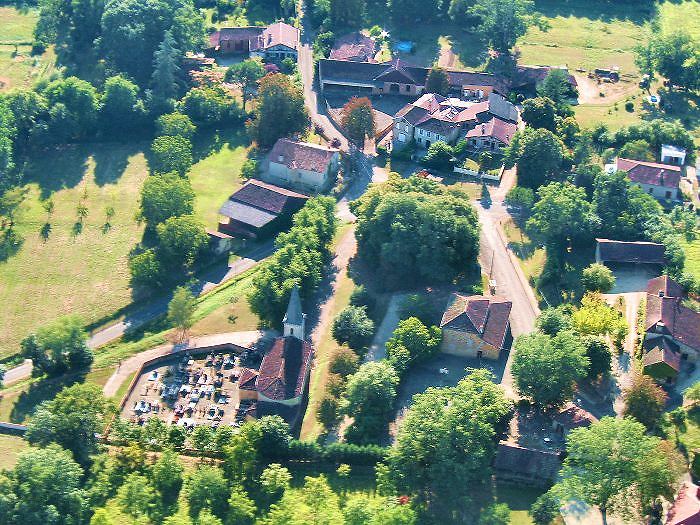 Vue aerienne de Sauboires