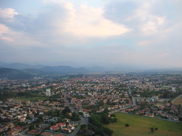 vue aerienne de Saint-Gaudens