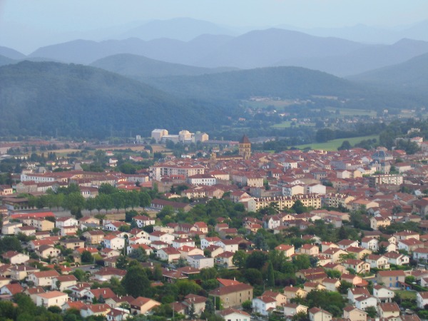 vue aerienne de Saint-Gaudens