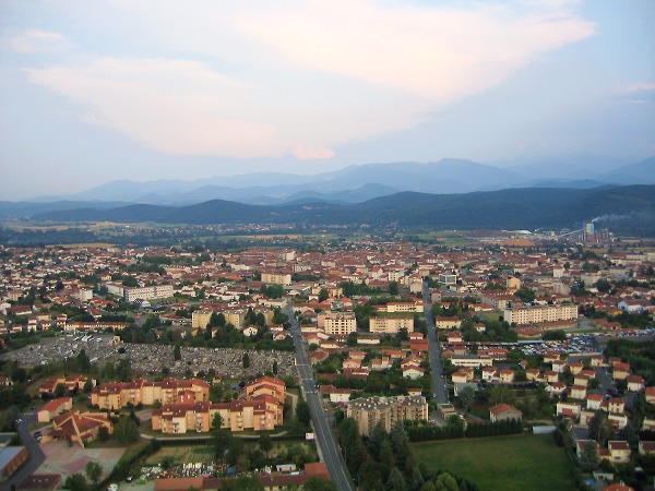 vue aerienne de Saint-Gaudens