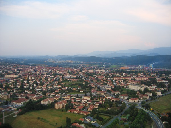 vue aerienne de Saint-Gaudens